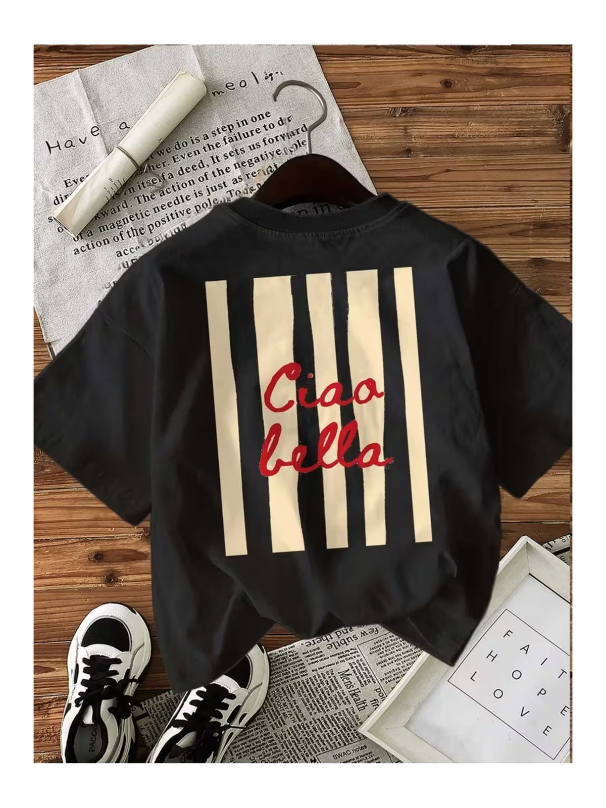 Penye Tişört %100 Pamuk – Unisex Baskılı Streetwear Yazlık Rahat Salaş T-Shirt