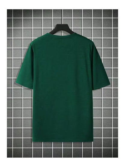 Unisex Dağ Baskılı Oversize Tshirt