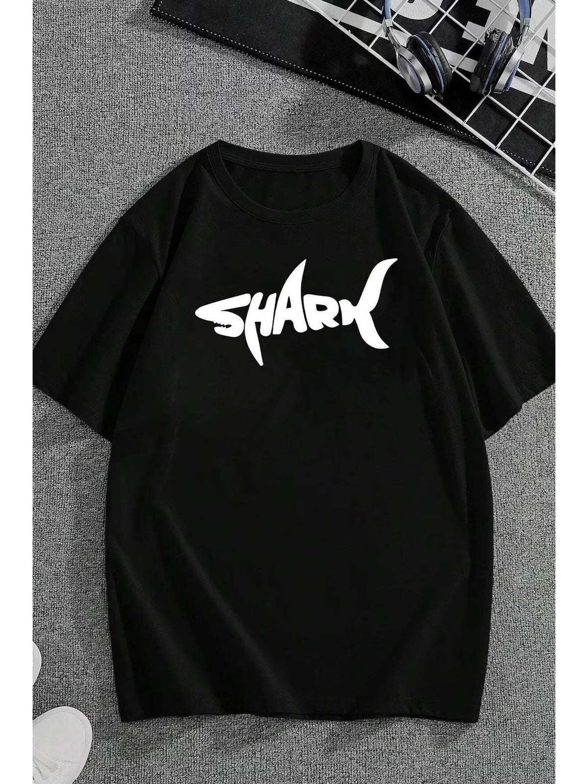 Unisex Shark Tasarım Tshirt