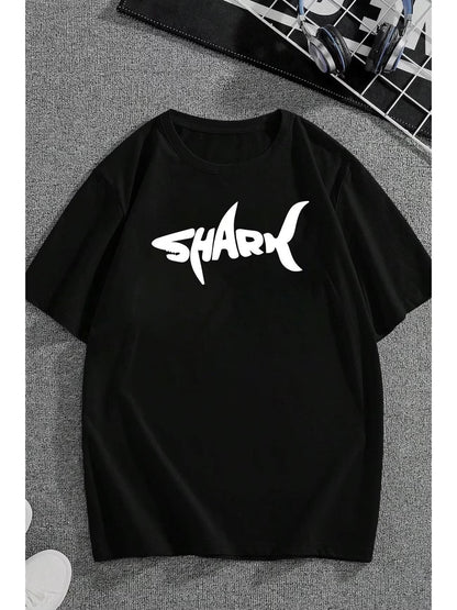 Unisex Shark Tasarım Tshirt