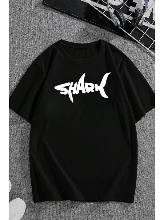 Unisex Shark Tasarım Tshirt