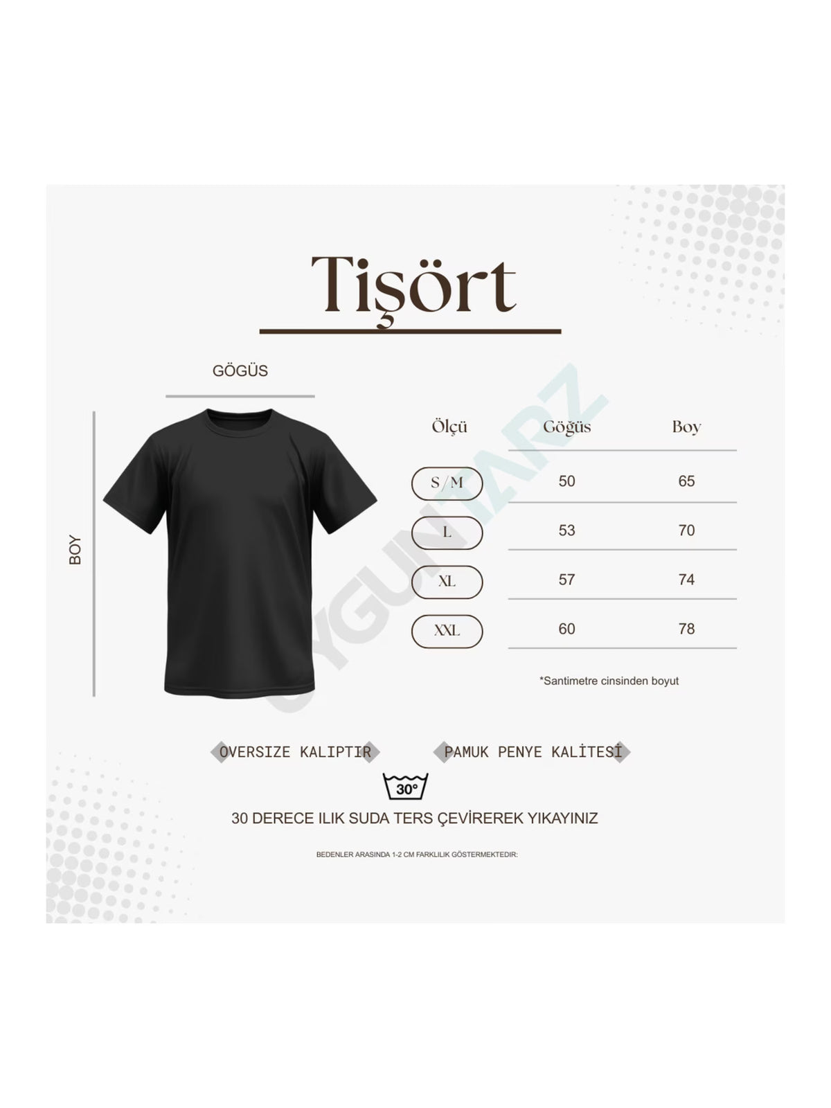 Unisex Baskılı Tasarım Tshirt