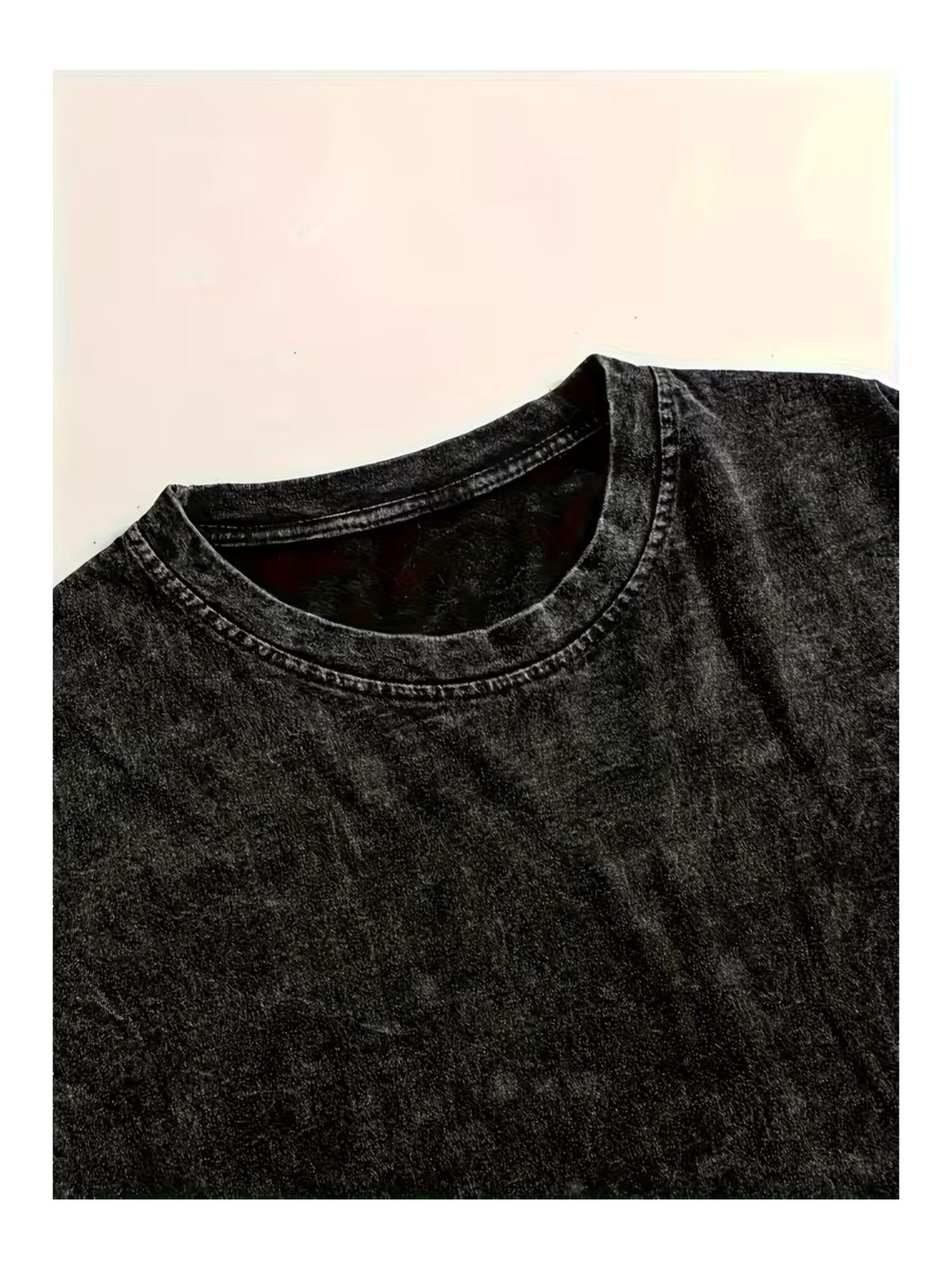 Red Rose Baskılı Yıkamalı Vintage Unisex Oversize T-Shirt