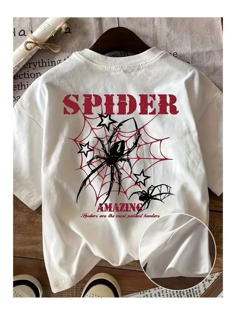 Oversize Penye Tişört %100 Pamuk – Unisex Baskılı Streetwear Yazlık Rahat Salaş T-Shirt