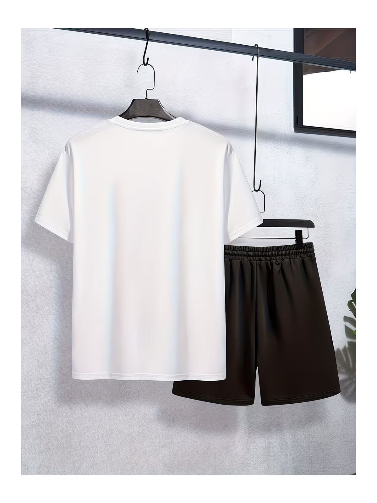 Unisex Poute Smile Baskılı Özel Tasarım Oversize Tshirt Ve Şort Alt - Üst Takım